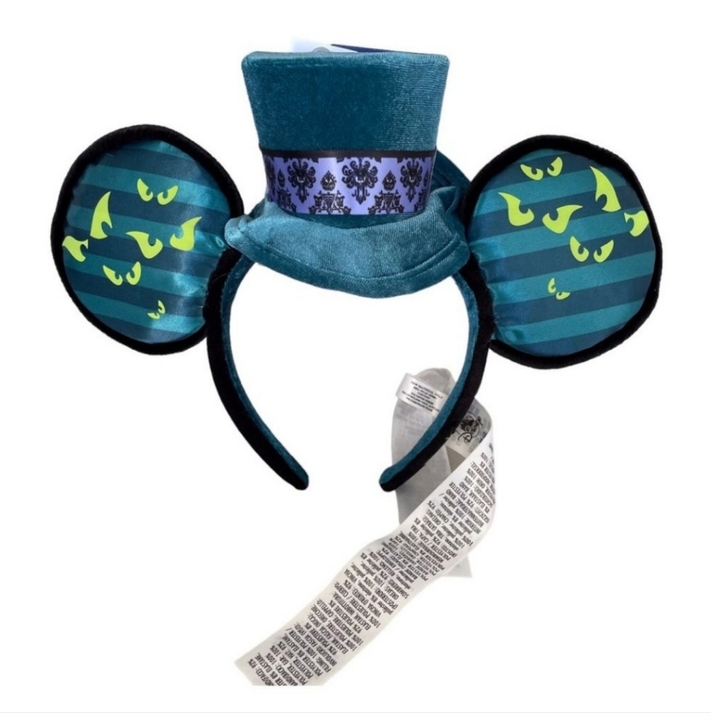 Disney Parks Mickey Mouse Main Attraction Haunted Mansion Ears Headband